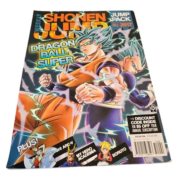 Shonen Jump Magazine Fall 2017 Jump Pack Dragon Ball Yu-Gi-Oh My Hero Academia - Picture 1 of 10